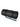 Rolled-up black self-inflating mattress secured with two adjustable straps, ready for storage or transport.
