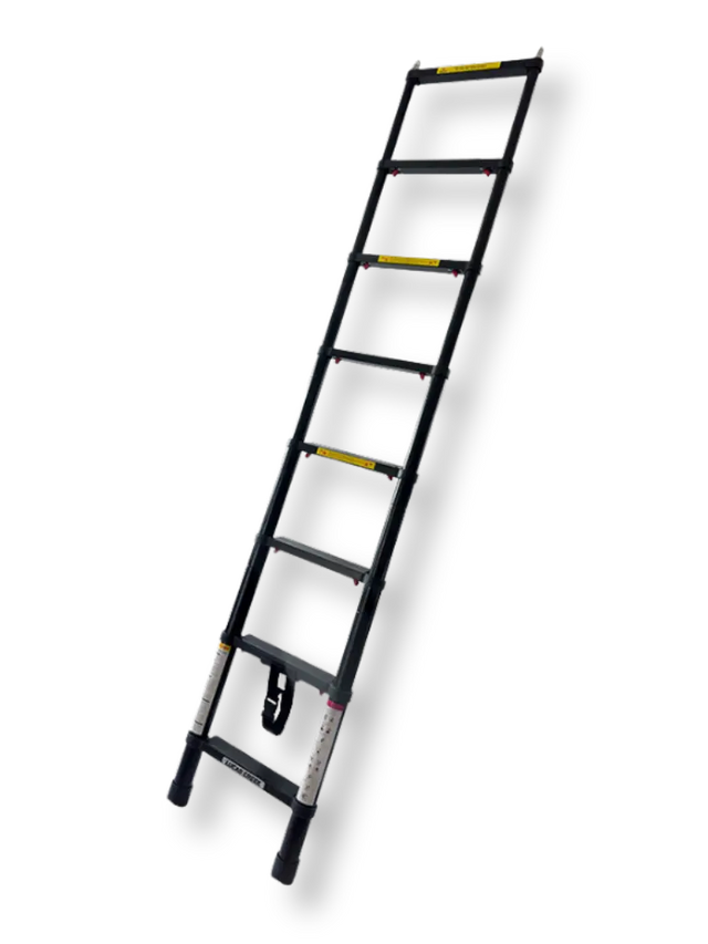 Rooftop Tent Ladder NZ | Wide Angled Rungs – 2.3m & 2.6m | Lucas Creek ...