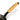 Wooden handle for wrought iron pans Petromax